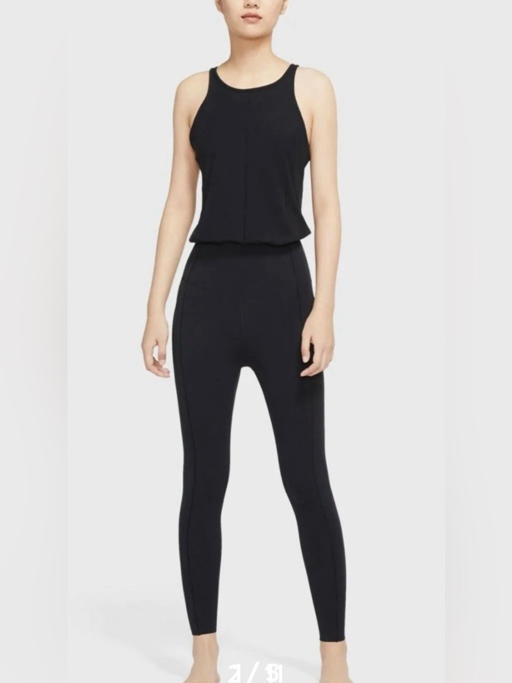 Nike luxe infinalon yoga jumpsuit small Dri fit NEW